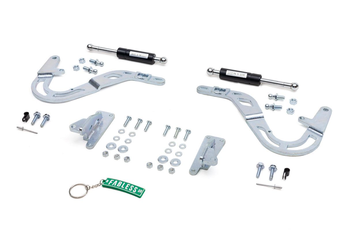 Hidden Hood Strut Kit | Euro Spec  - VW MK2 Golf/Jetta